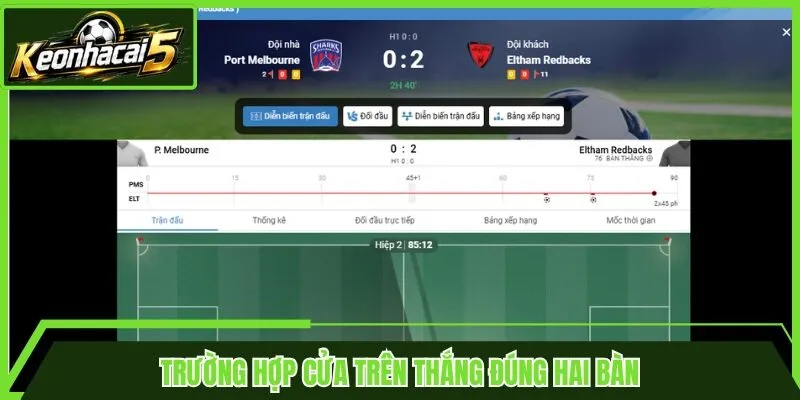 Cửa trên thắng hai bàn